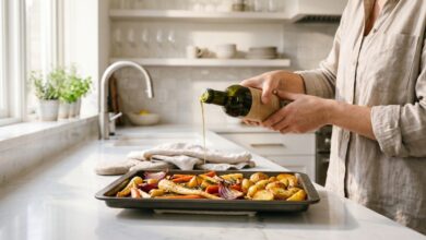 Olive oil in the oven: safe temperatures for roasting